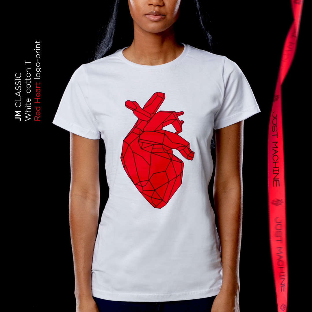 JM CLASSIC RED HEART T W