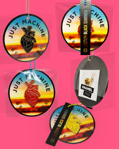 JM ENAMEL PINS