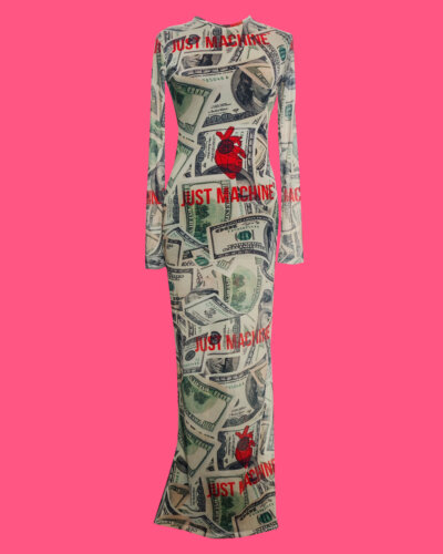 Maxi Mesh Dress // Money